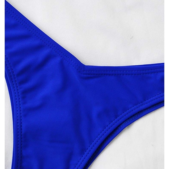 Sexy Plunging 2 piece Bikini High cut Leg Bikini - Picture 10 of 13